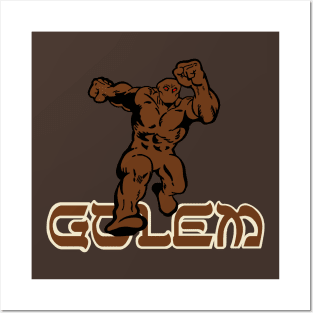 Golem and logo Posters and Art